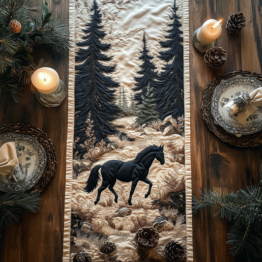 Horse Whisperer Quilted Table Runner NCU0NVH436