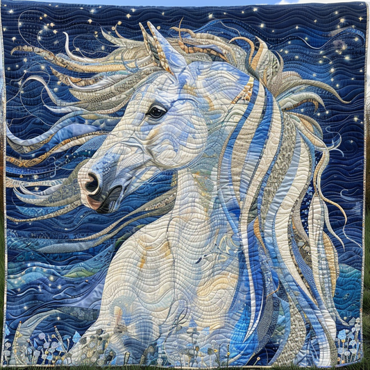 Horse Wild Horizons Quilted Blanket NCU0DV1838