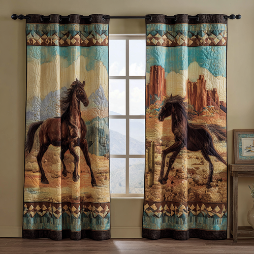 Horse Wonder Quilted Curtains NCU0DDK1996