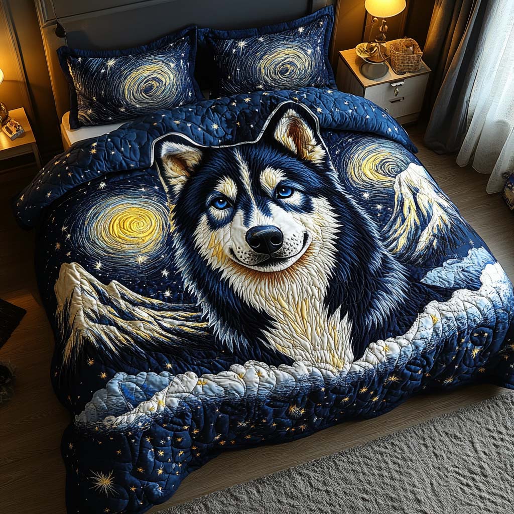 Howl Spirit 3-Piece Quilted Bedding Set NCU0NNT802