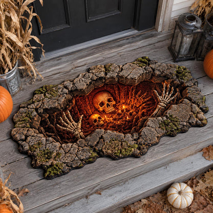 Howling Below Custom Shape Doormat NCU0DV2313