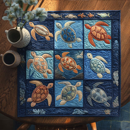 Hula Shell Quilted Table Topper NCU0PTT685
