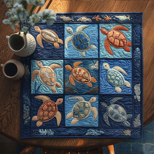 Hula Shell Quilted Table Topper NCU0PTT685