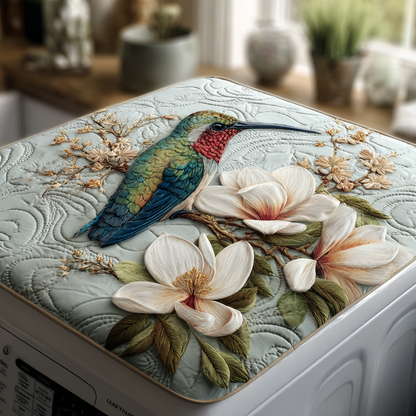 Hummingbird Lace Quilted Washer and Dryer Cover NCU0DV567