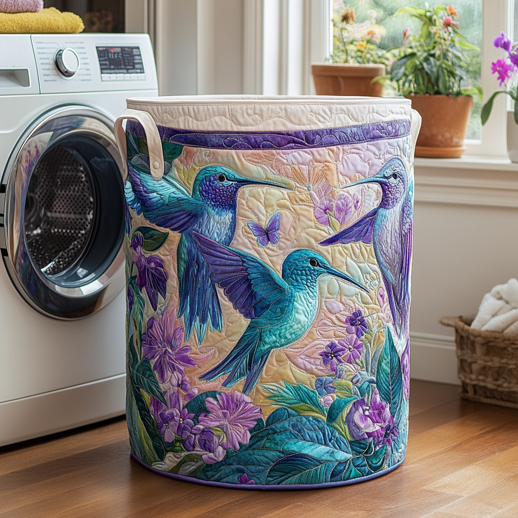Hummingbird Air Quilted Laundry Basket NCU0DDK527