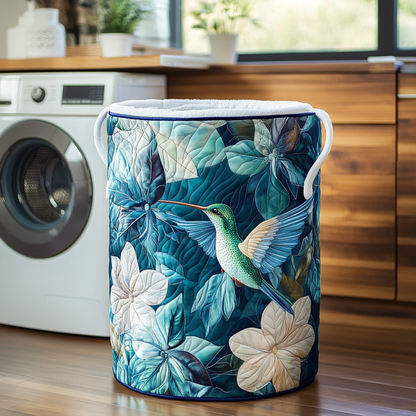 Hummingbird Bliss Quilted Laundry Basket NCU0DDK519