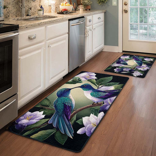 Hummingbird Bloom Kitchen Area Rug NCU0DK10910