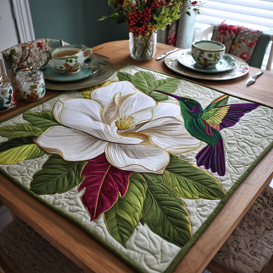 Hummingbird Dream Quilted Table Topper NCU0DDK1214