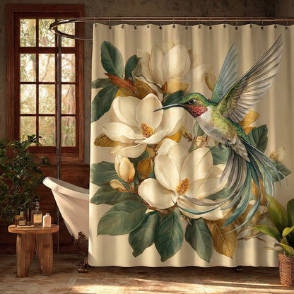Hummingbird Garden Shower Curtain NCU0LDH459