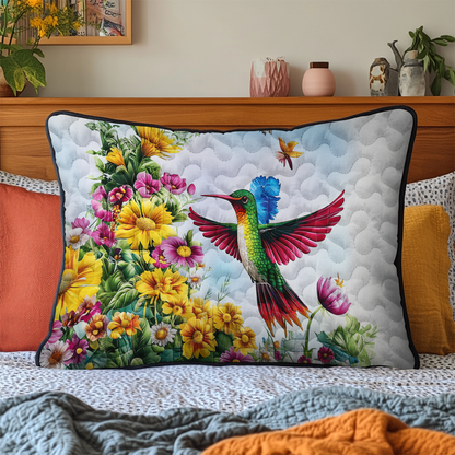 Hummingbird Joy Quilted Bedding Pillow Case NCU0DDK314