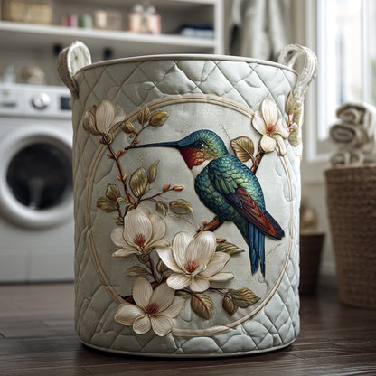 Hummingbird Lace Quilted Laundry Basket NCU0DV567