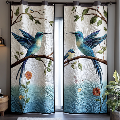 Hummingbird Song Quilted Curtains NCU0DDK2009