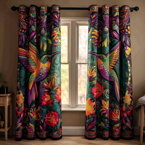 Hummingbird Spirit Quilted Curtains NCU0DDK2007