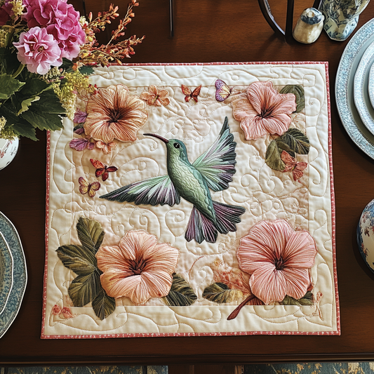 Hummingbird Spirit Quilted Table Topper NCU0DDK633