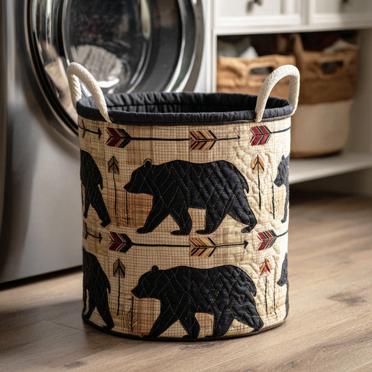 Hunter Ridge Quilted Laundry Basket NCU0NTD1186