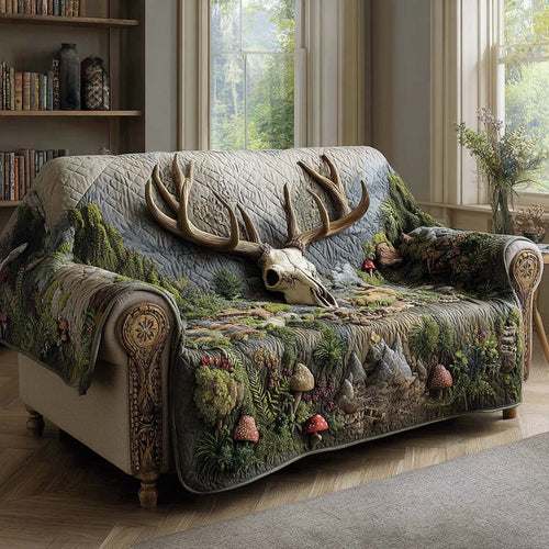 Hunter Trail Quilted Sofa Cover NCU0NNL074