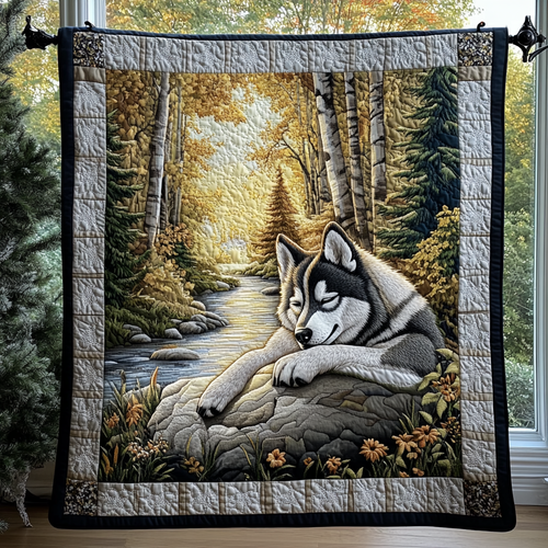 Huskey Spirit Quilted Blanket NCU0DDK430