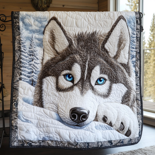 Huskey Trail Quilted Blanket NCU0DDK427