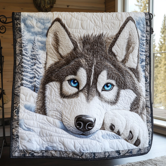 Huskey Trail Quilted Blanket NCU0DDK427