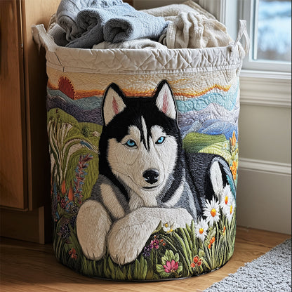 Husky Magic Quilted Laundry Basket NCU0TH3130