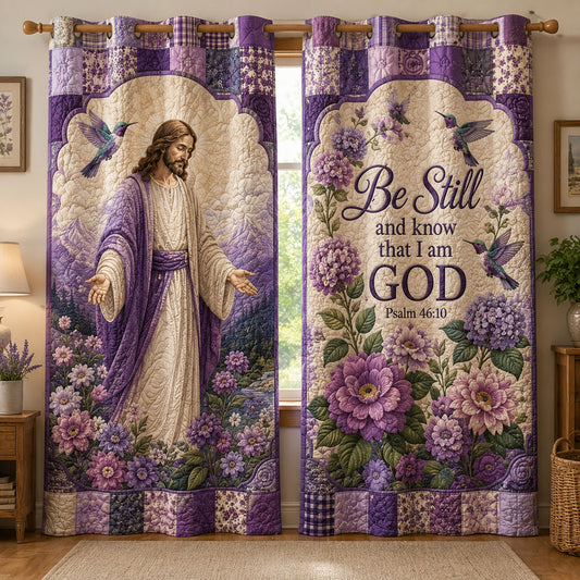 Identity in Christ Quilted Curtains NCU0PTT3363