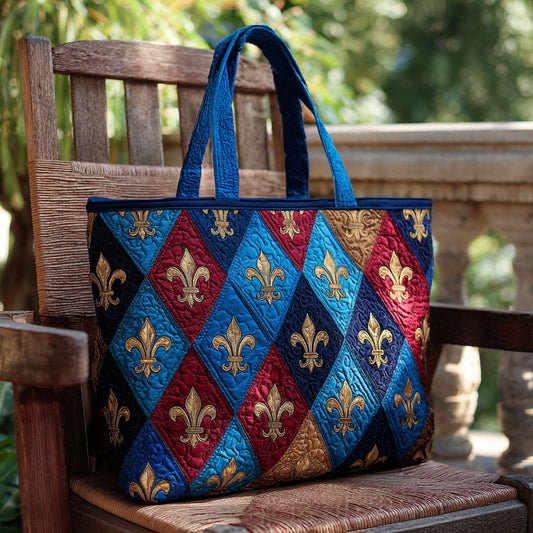 Imperial Fleur Quilted Tote Bag NCU0PTT1720