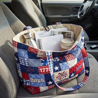 Independence Burst Quilted Classic Tote Bag NCU0PTT3172