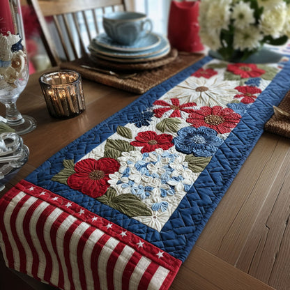 Independence Festoon Quilted Table Runner NCU0PTT3149