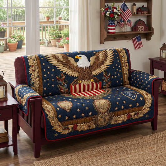 Independence Hall Quilted Sofa Cover NCU0PTT3131