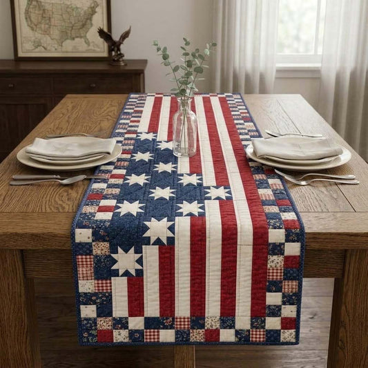 Independence Lane Quilted Table Runner NCU0DQQ0658