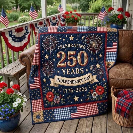 Independence Spirit Celebration Quilted Blanket NCU0DQQ0867