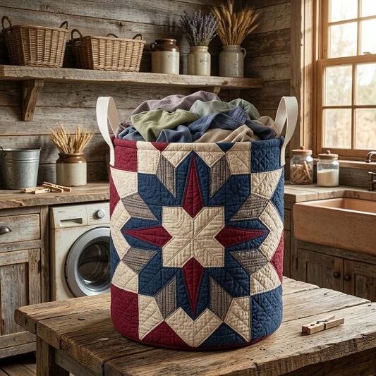 Independence Starbust Quilted Laundry Basket NCU0DQQ0796