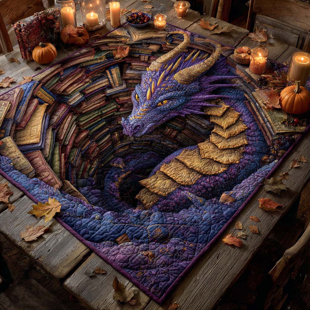 Inferno Scholar Quilted Table Topper NCU0NXD427