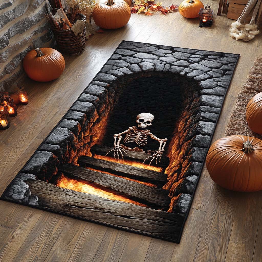 Inferno Skeleton Area Rug NCU0XD756 – Quiltnest