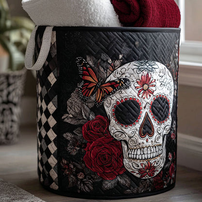 Inferno Skull Quilted Laundry Basket NCU0PTT1179