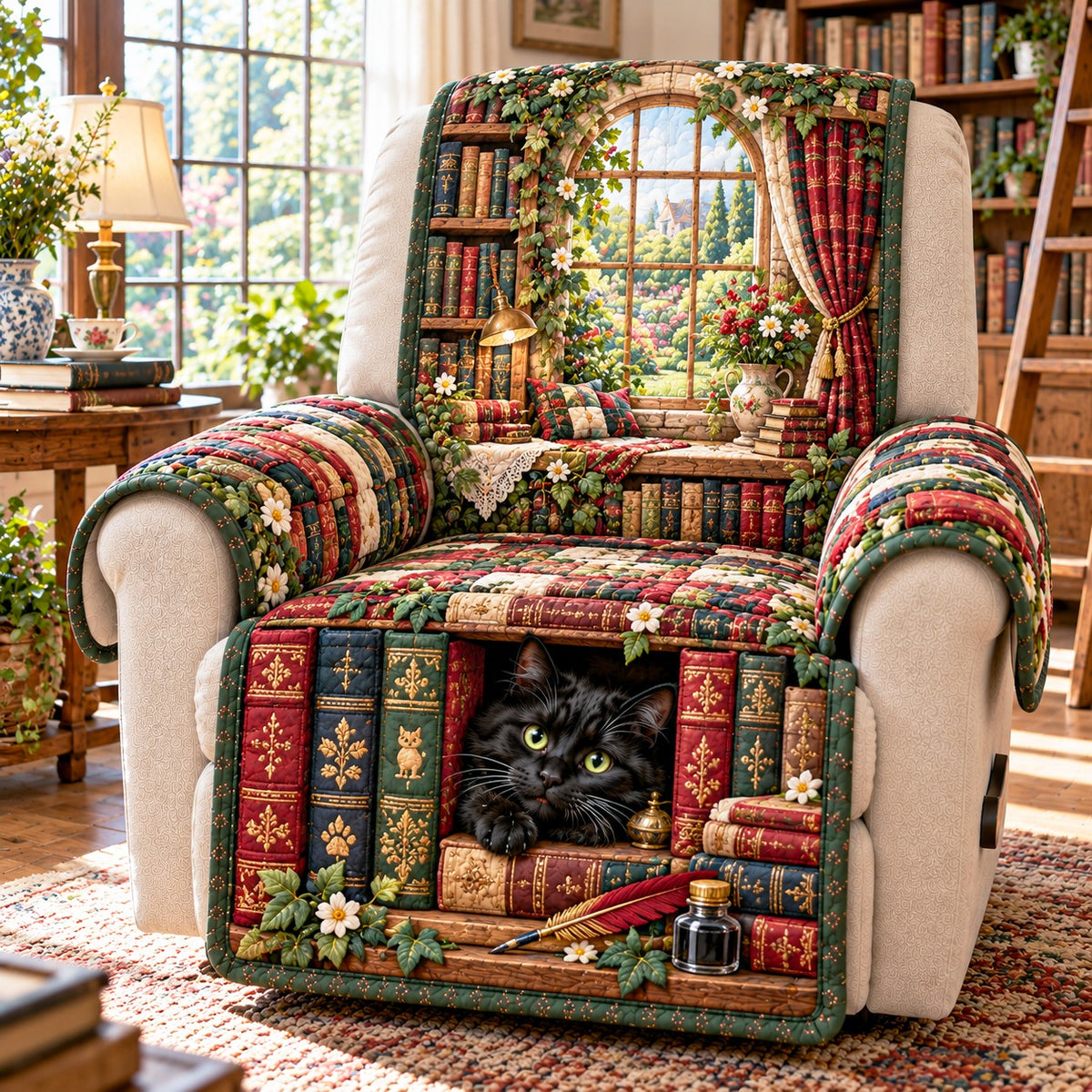 Inkwell Nook Quilted Sofa Cover NCU0NTD2414