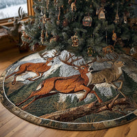 Into the Wild Christmas Quilted Tree Skirt NCU0PTT1871