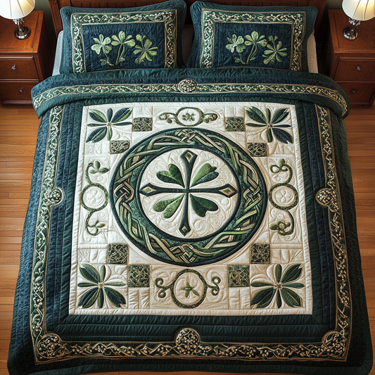 Irish Heritage 3-Piece Quilted Bedding Set NCU0TL2029