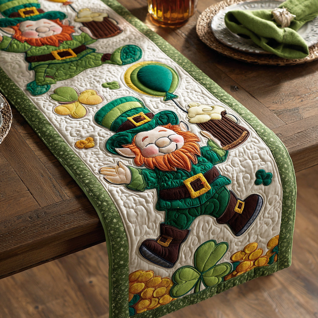 Irish Cheer Quilted Table Runner NCU0NTD1367