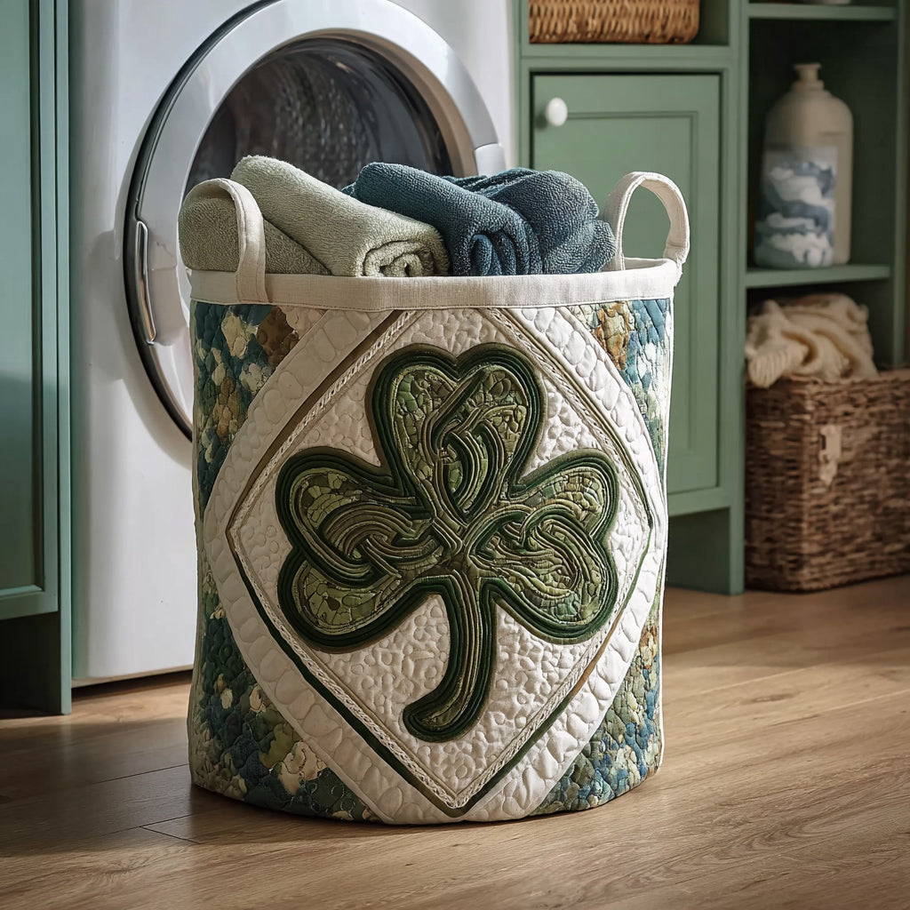 Irish Folklore Soul Quilted Laundry Basket NCU0HNH805
