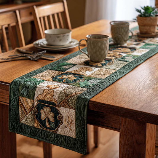 Irish Fortune Quilted Table Runner NCU0DQQ0195