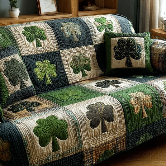 Irish Spirit Quilted Sofa Cover NCU0NTD1375
