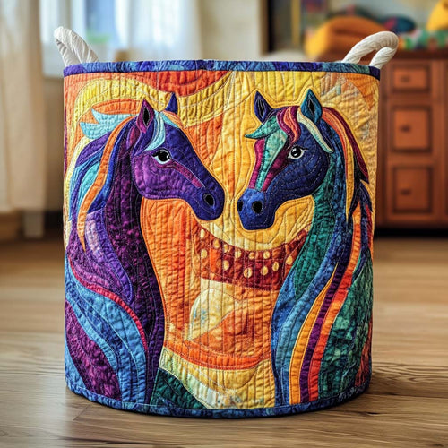 Iron Horse Quilted Laundry Basket NCU0NNT2231