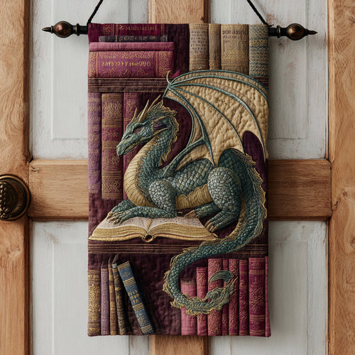 Ironclaw Mountain Dragon Quilted Door Banner NCU0DV1495