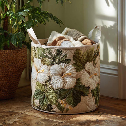 Island Glow Quilted Laundry Basket NCU0DV2048