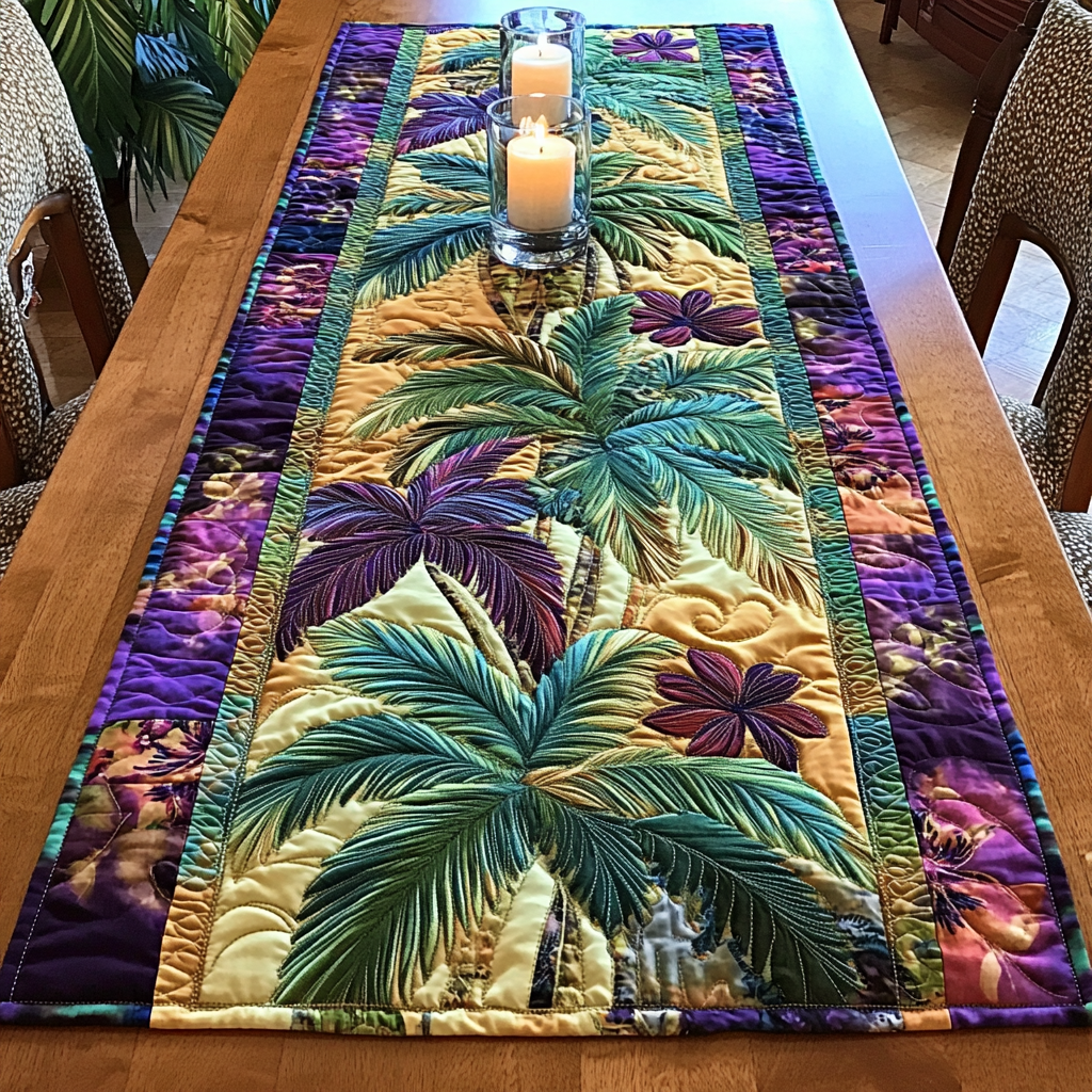 Island Glow Quilted Table Runner NCU0NVH733
