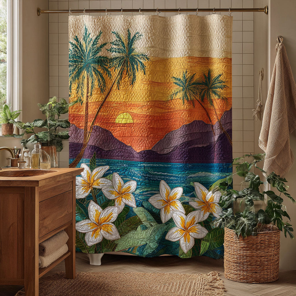 Island Glow Shower Curtain NCU0DDK2495