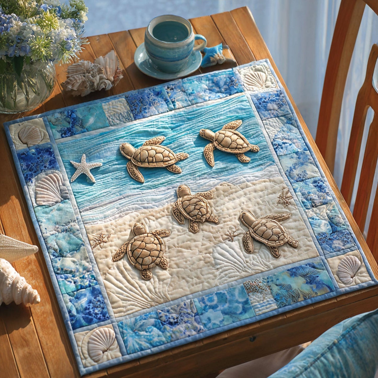 Island Guardian Quilted Table Topper NCU0PTT686