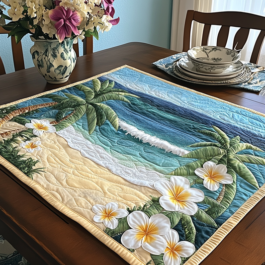 Island Mood Quilted Table Topper NCU0DDK652