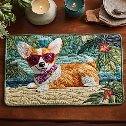 Island Pup Quilted Place Mat NCU0NVH847